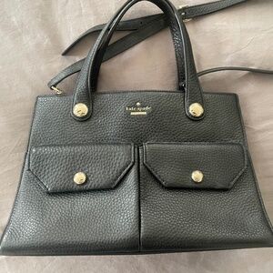 Kate Spade black pebbled leather bag